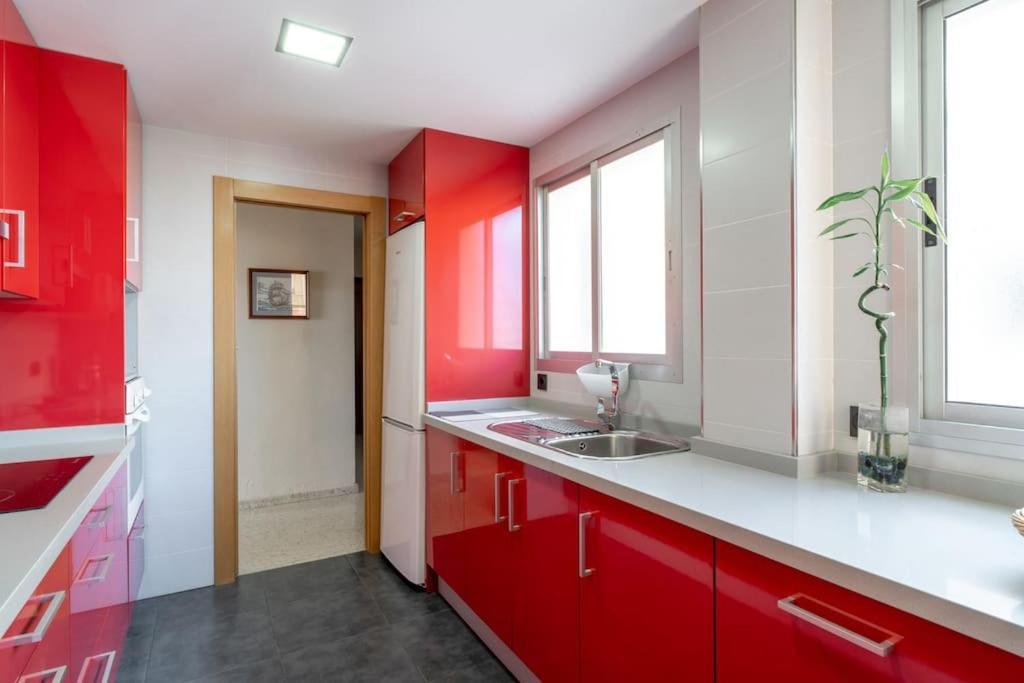 Apartmán Desayuno Con Vistas, Parking Privado Terraza La Cala Del Moral Exteriér fotografie